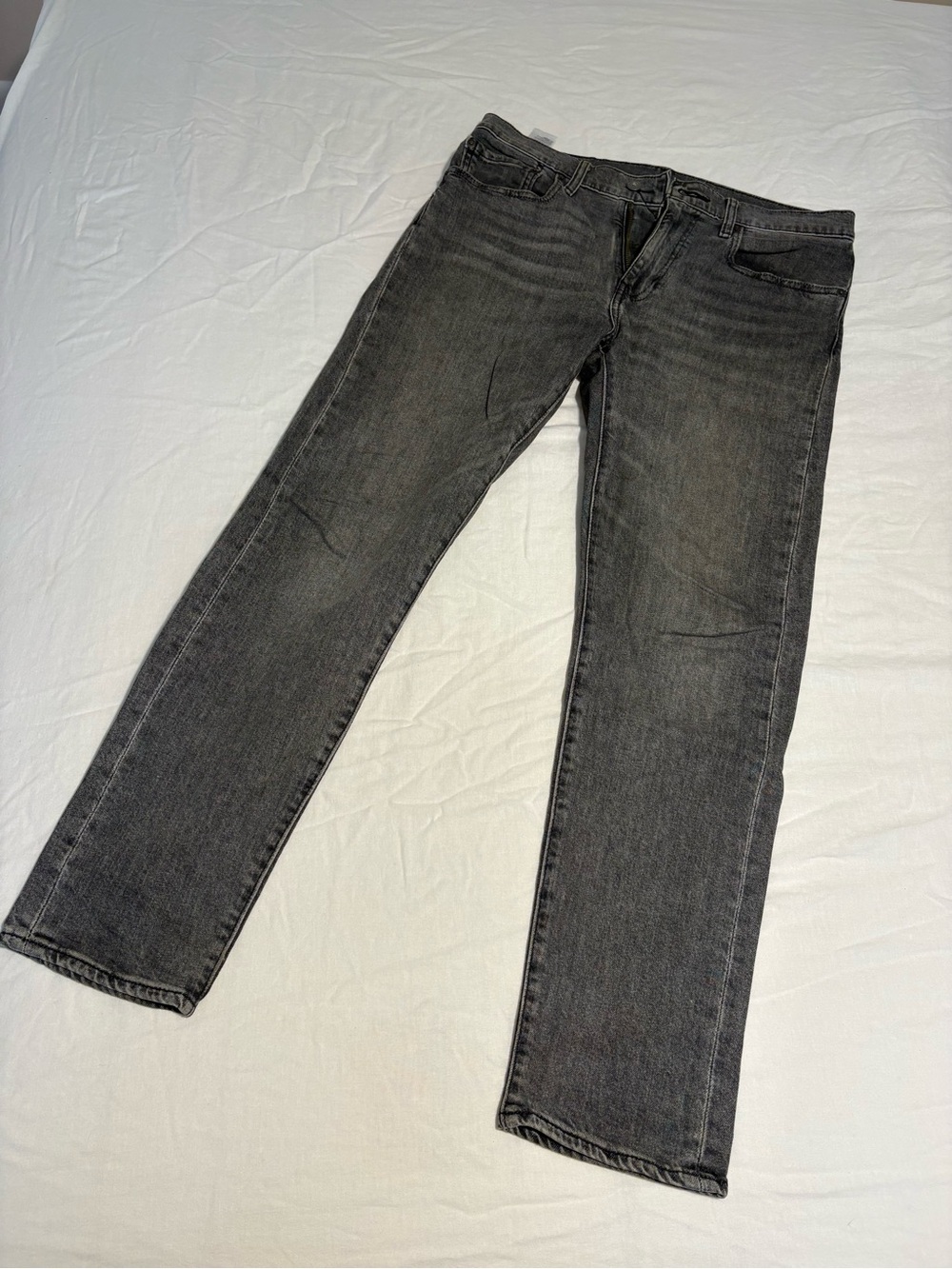 Men's Levi’s Straight Jeans in Washed Black